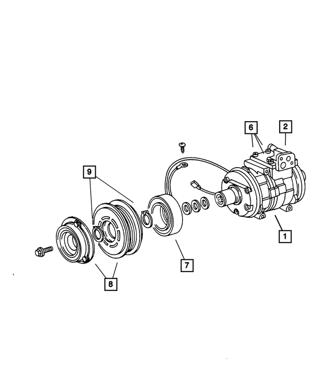 5016376AA - : A/C Compressor Pulley for Mopar Image