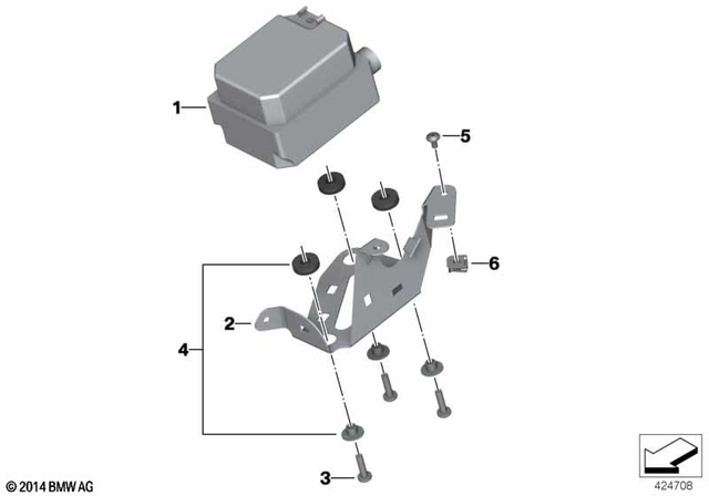 65717676884 - : Control Unit F Cruise Control for BMW-Motorrad Image
