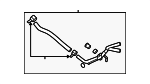 254703N100 - Cooling System: Inlet Hose for Hyundai Image