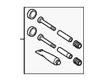 9064200000 - Brakes: Caliper Hardware Kit for MB Vans Image