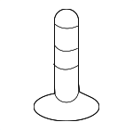 11547421 - Electrical: High Mount Lamp Bolt for Buick: Enclave, Encore GX, Envision, Envista, Regal Sportback, Regal TourX | Cadillac: ATS, CT4, CT5, CT6, CTS, Escalade, Escalade ESV, ESCALADE IQ, LYRIQ, OPTIQ, XT4, XT5, XT6 | Chevrolet: Blazer, Blazer EV, Bolt EUV, Bolt EV, Camaro, Colorado, Corvette, Cruze, Equinox, Equinox EV, Malibu, Silverado 1500, Silverado 1500 LTD, Silverado 2500 HD, Silverado 3500 HD, Silverado EV, Suburban, Tahoe, Trailblazer, Traverse, Traverse Limited, Trax | GMC: Acadia, Canyon, Hummer EV Pickup, Hummer EV SUV, Sierra 1500, Sierra 1500 Limited, Sierra 2500 HD, Sierra 3500 HD, Sierra EV, Terrain, Yukon, Yukon XL | Oldsmobile: Intrigue | Pontiac: G6, Grand Am, Grand Prix | Saturn: Aura, Ion, Sky Image