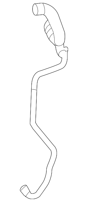 Genuine Mercedes-Benz 463-501-87-84 | Radiator Coolant Hose | FREE ...