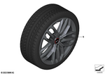 36115B5D016 - : Tpm Wheel W/Tire Winter Frozen Gunmetal for Mini Image