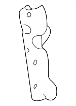 10323581 - Body: Kick Panel Trim for Chevrolet: Impala, Monte Carlo Image