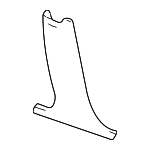 10308962 - Body: Center Pillar Trim for Chevrolet: Impala Image