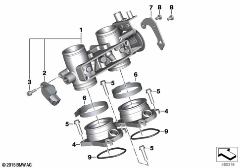 Throttle Valve and Actuator for 2019 BMW-Motorrad C 650 GT #0