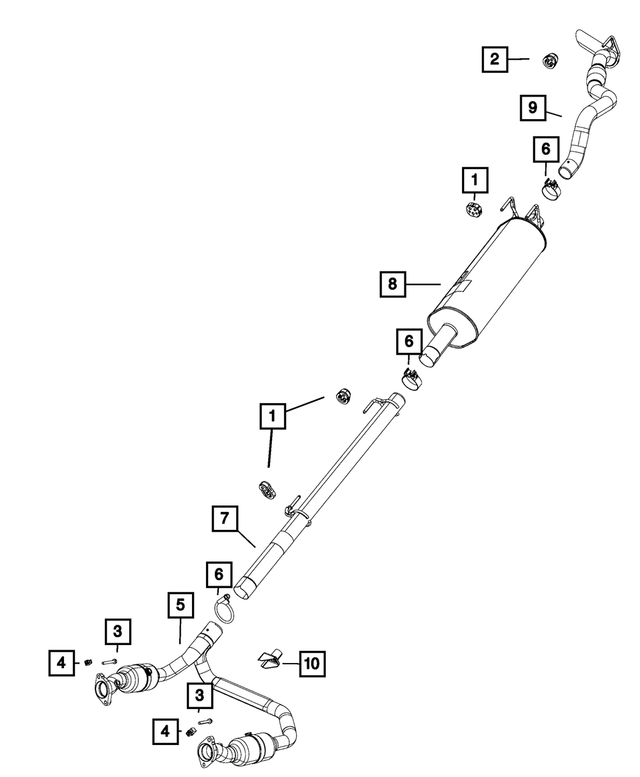 52122651AF - Exhaust: Exhaust Support Isolator for Mopar Image image