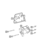 5035457AB - Electrical: Starter Shield for Dodge: Challenger, Charger Image