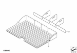 82110304828 - Retrofitting / Conversion / Accessories: Cargo Tray for BMW: X5 3.0i, X5 4.4i, X5 4.6is, X5 4.8is Image image