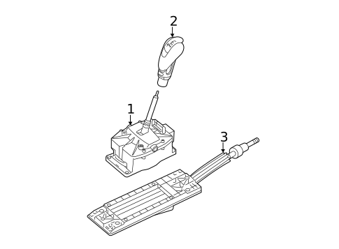 Gear Shift Control for 2016 Porsche Panamera #1