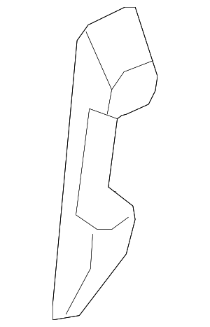 DT1Z17266B27AA - Body: Interior Door Handle Trim for Ford Image