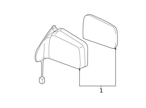 Outside Mirrors for 2000 Nissan Frontier #0