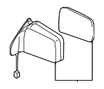 96301ZD000 - Body: Door Mirror for Nissan: Frontier, Pickup, Xterra Image