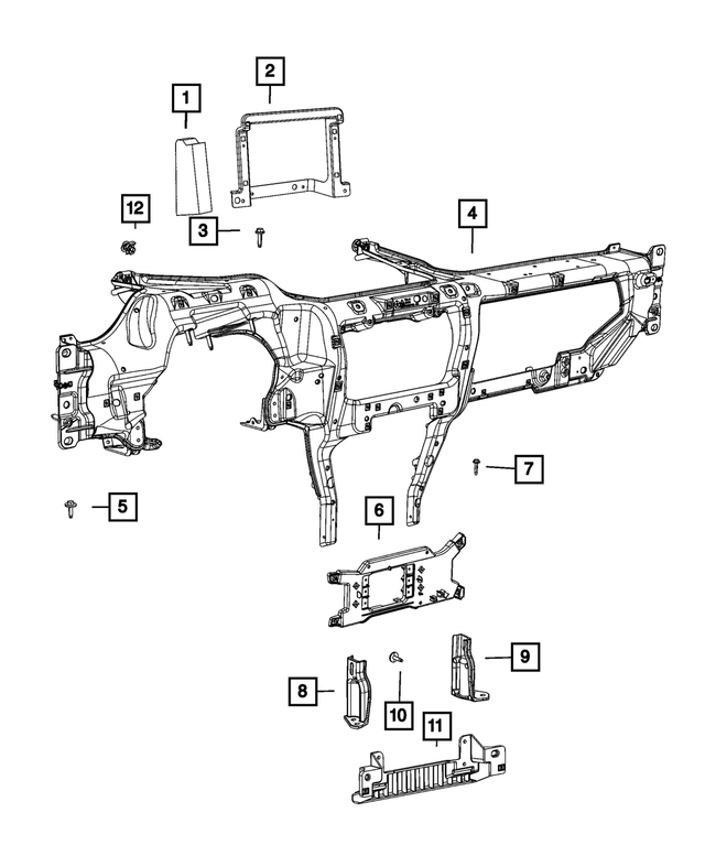 68588888AB - Interior Trim: Foam for Mopar Image image
