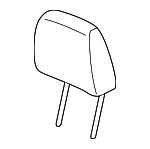 81140T3RA61ZA - Body: Headrest for Acura Image