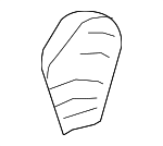 81648TB0H71ZK - Body: Recline Cover for Acura Image