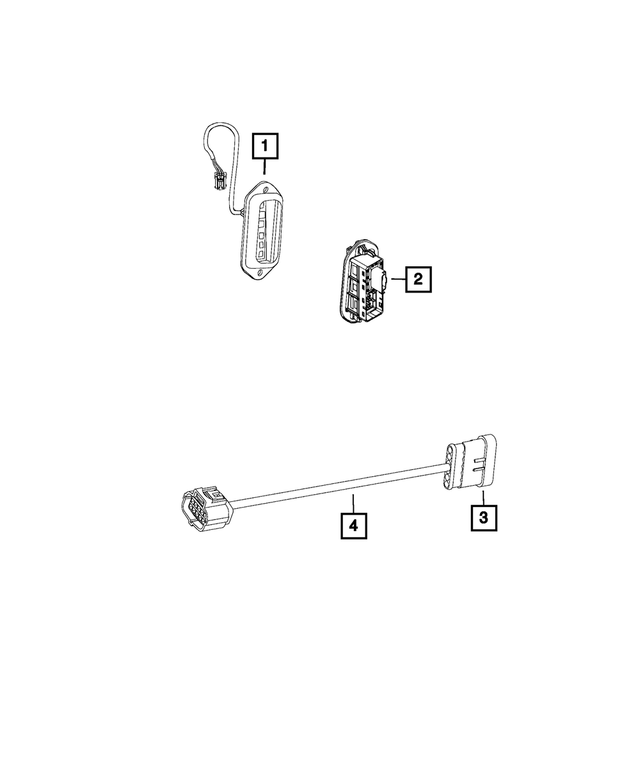 68266192AA - Electrical: Door Contact, Left for Mopar Image