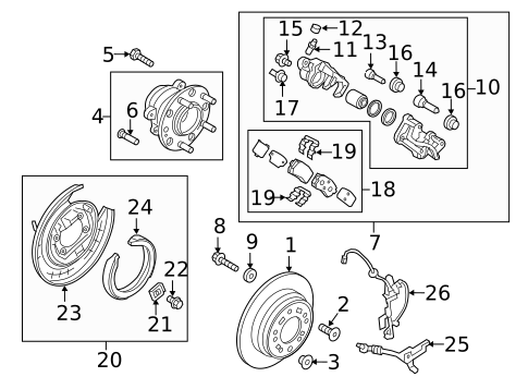Parking Brake for 2018 Kia Optima #0
