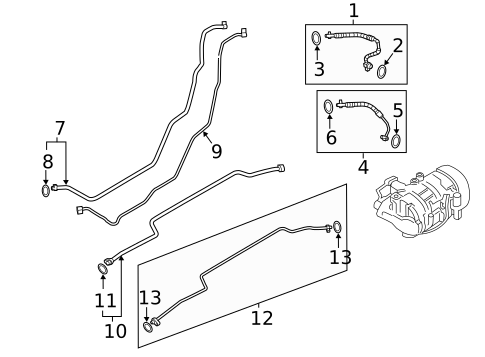 Rear AC Lines for 2019 Porsche 911 #1