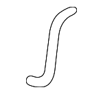 950053500810M - Engine: Tube for Honda: Accord, Odyssey, S2000 Image