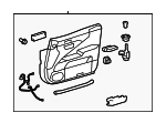 6761050N1021 - Body: Door Trim Panel for Lexus: LS460, LS600h Image