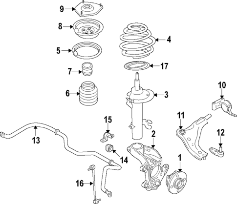 Suspension Components for 2013 Mini Cooper #1