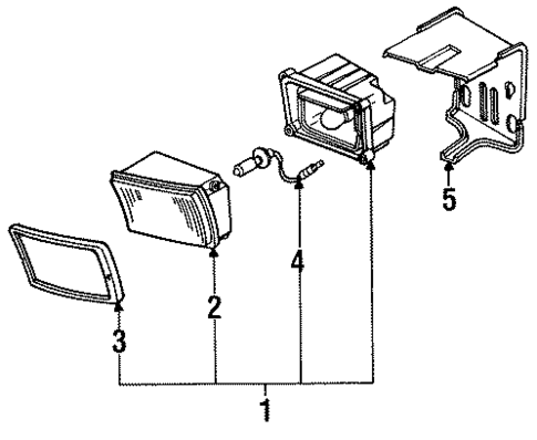 Bulbs - Chassis for 1991 INFINITI G20 #1