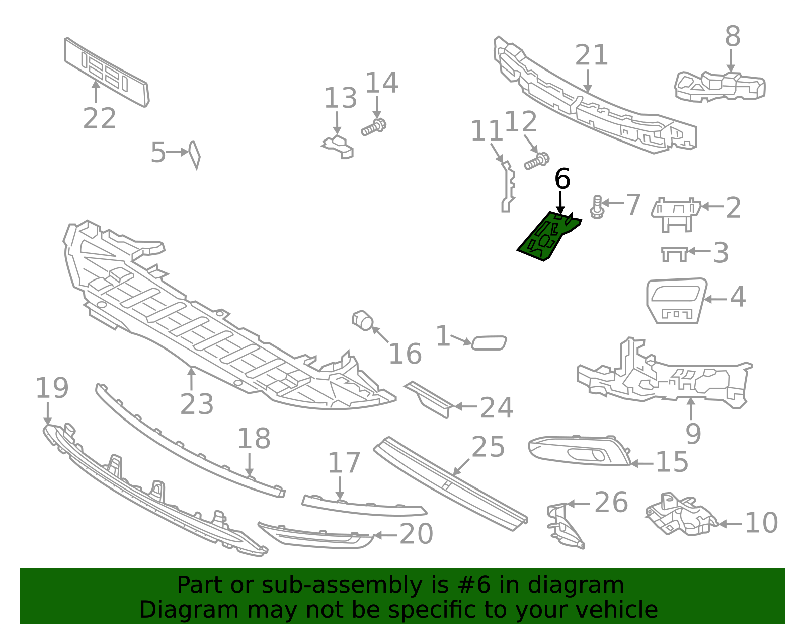 2017-2025 Volvo Side Bracket - Passenger Side (RH) 31383285 ...