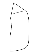 F6DZ7466878AA - Body: Pad for Ford: Taurus | Mercury: Sable Image