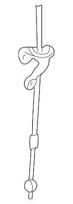 F6DZ74613E68AA - Body: Release Lever Bracket for Ford: Taurus | Mercury: Sable Image