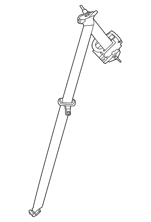 LC5Z78611B69AA - : Outer Belt Assembly for Lincoln: Aviator Image