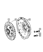 52107570AB - Clutch: Pressure Plate And Disc Clutch Kit for Mopar Image