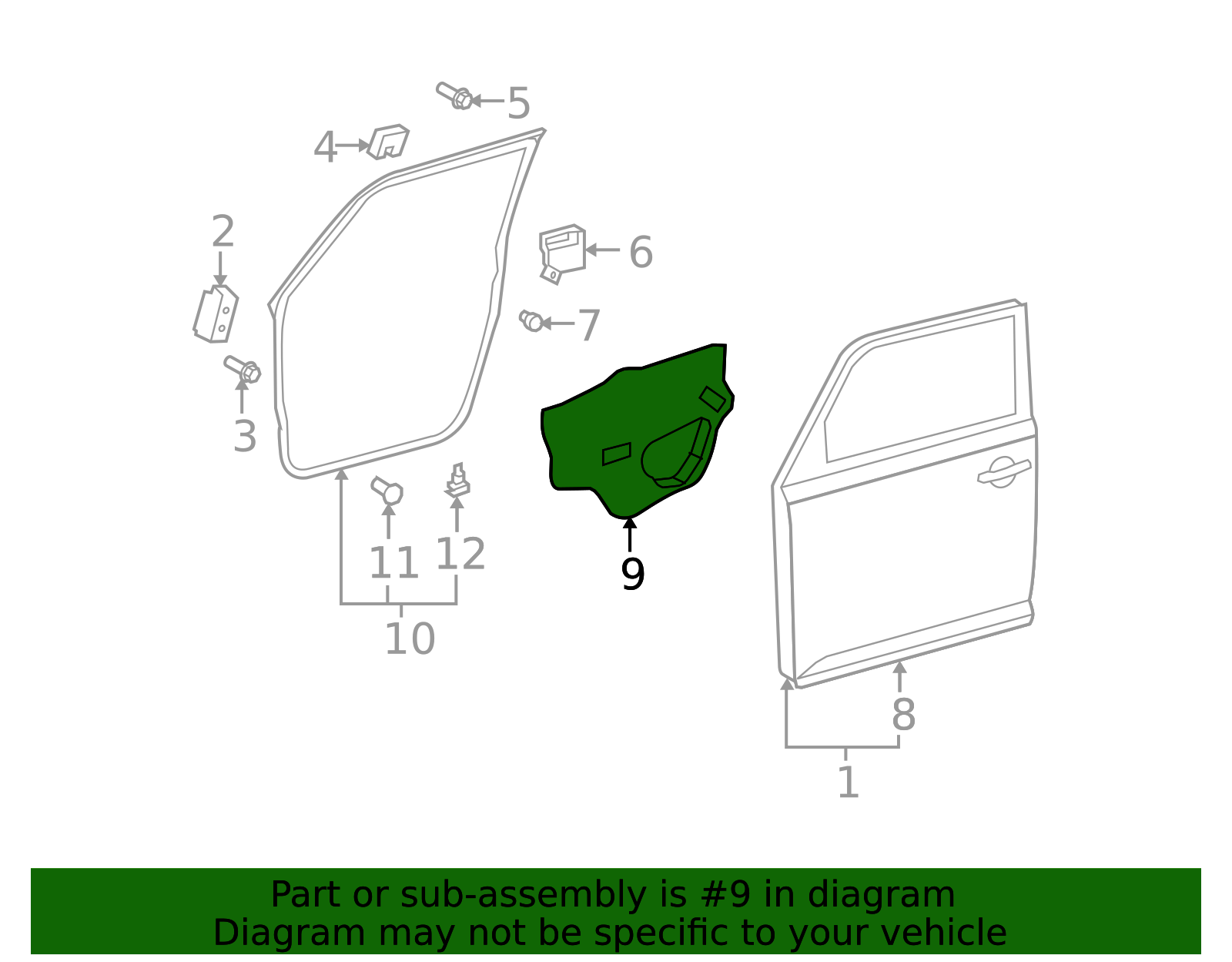 ZH Side Window Visors For Toyota Scion XB 2008-2015 – Sun Rain Deflector Guards, Black, Adhesive