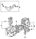 MR389647 - : Heater Assembly for Mitsubishi Image