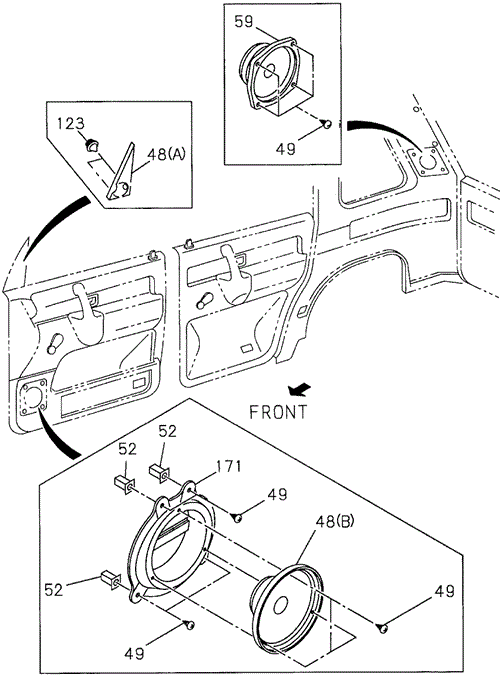 Speakers for 1997 Acura SLX #0