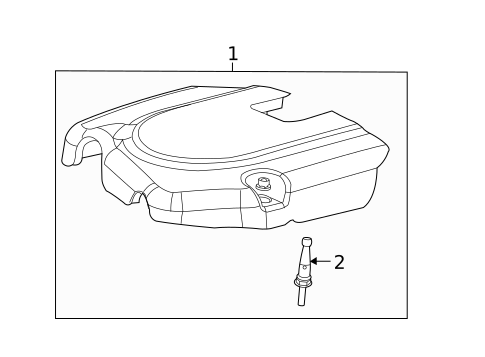 Engine Appearance Cover for 2018 Dodge Challenger #0