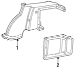 E7FZ6131012A9B - Body: Quarter Trim Panel for Mercury: Lynx Image