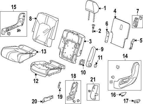 Second Row Seats for 2023 Honda Pilot #0