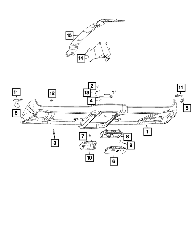 68095801AA - Interior Trim: Screw for Ram: ProMaster 1500, ProMaster 2500, ProMaster 3500, ProMaster EV Image