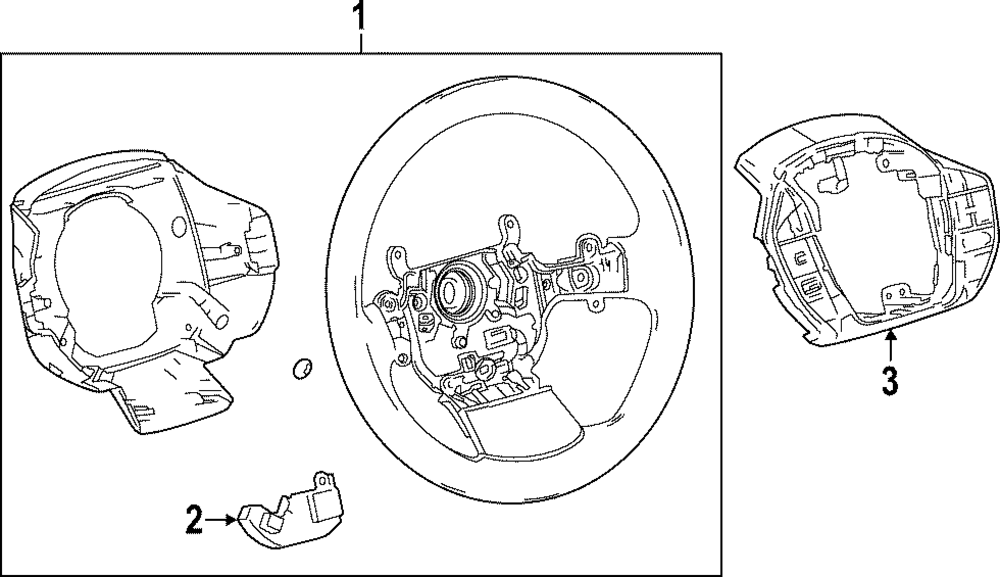 2023-2025 Toyota bZ4X Steering Wheel 45100-42460-C0 | Toyota Parts
