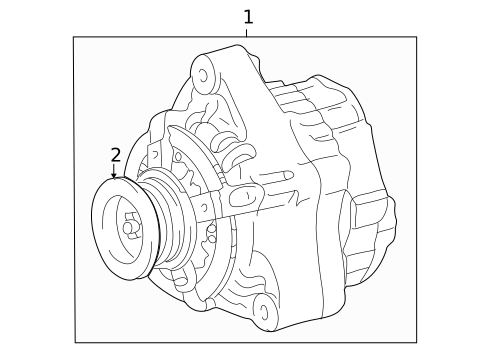 Alternator for 2005 Toyota Sequoia #1