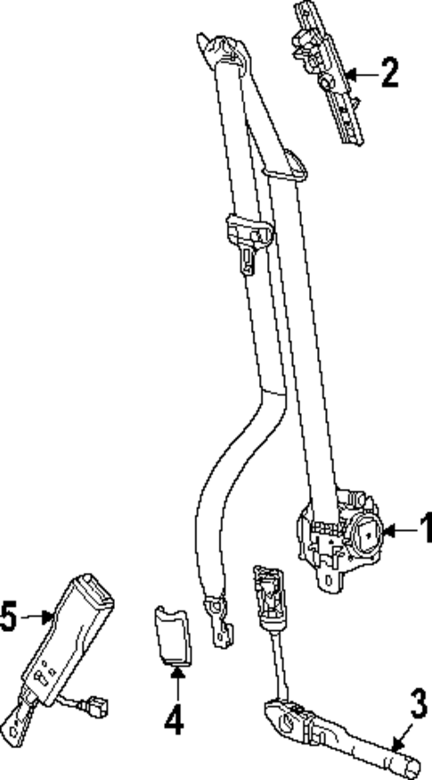 Seat Belt for 2024 Honda Prologue #0