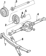 14042690 - Universals &amp; Rear Axle: Axle Shafts for Chevrolet: Blazer, C/K Pickup, C1500, C2500, C3500, G10, G20, K1500 Pickup, K2500 Pickup, K3500 Pickup, K5 Blazer, P20, R10, R20, R30, Suburban C10, Suburban C20, Suburban K10, Suburban K20, Suburban R10, Suburban R20, Suburban V10, Suburban V20, V10, V20, V30 | GMC: C1500 Pickup, C2500 Pickup, C3500 Pickup, G1500, G2500, Jimmy, K1500 Pickup, K2500 Pickup, K3500 Pickup, P2500, R1500 Pickup, R2500 Pickup, R3500 Pickup, Suburban C1500, Suburban C2500, Suburban K1500, Suburban K2500, Suburban R1500, Suburban R2500, V1500, V1500 Suburban, V2500, V2500 Suburban, V3500 Image