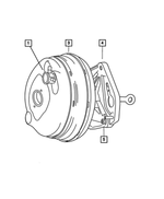 5072521AA - Service Brakes: Power Brake Booster for Mopar Image