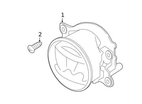 Fog Lamps for 2018 Mitsubishi Outlander #1