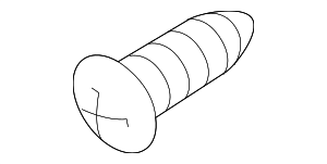 MF453033 - Steering: Switch Bezel Retainer Screw for Mitsubishi: Eclipse, Eclipse Cross, Endeavor, Galant, Lancer, Mirage, Mirage G4, Outlander, Outlander PHEV, Outlander Sport Image