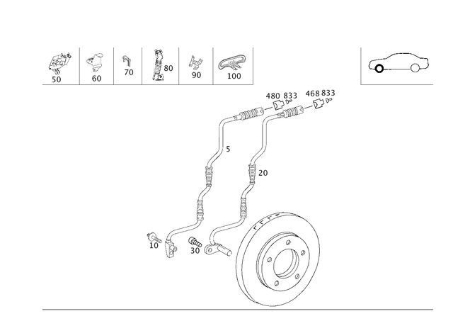 1249901612 - Electrical Equipment and Instruments: Screw for Mercedes-Benz Image image
