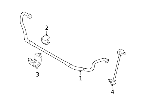 Stabilizer Bar & Components for 2010 BMW 335i #1