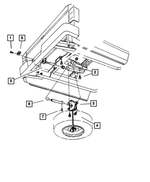 52019565 - Wheels, Covers and Jacks: Spare Tire Winch Extension for Mopar Image