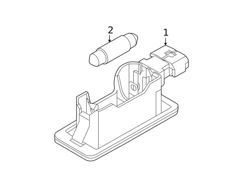 License Lamps for 2009 BMW M3 #1